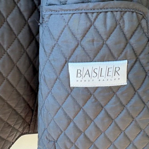Basler Black Quilted Blazer Floral Print - Picture 9 of 13